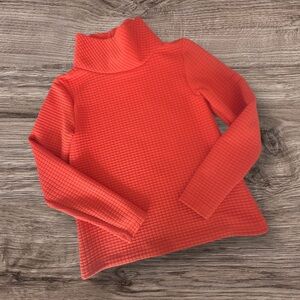 Dudley Stephens Greenpoint Turtleneck Paprika Waffle XS NWT